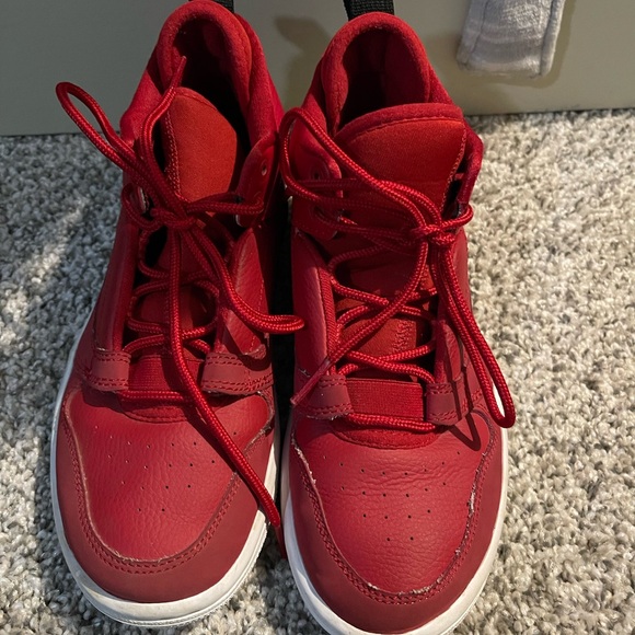 Nike Other - Nike Kids Red High-Top Sneakers Jordan